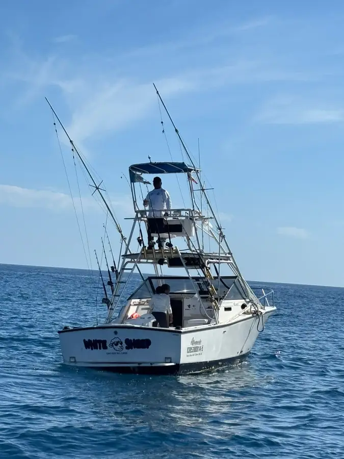 White Sheep boat Choco Sportfishing, La Paz, BCS